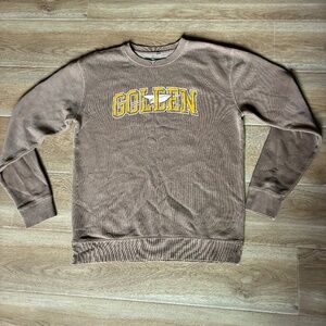 Benny Gold “Golden” Paper Airplane Crewneck Sweatshirt • Modern Era Streetwear •